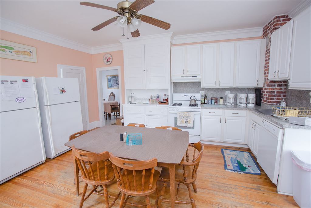 Dining room and breakfast nook at Azure Estate, Cape May