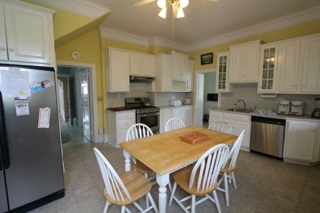 A kitchen built for a crowd at Sea Foam Manor, Cape May